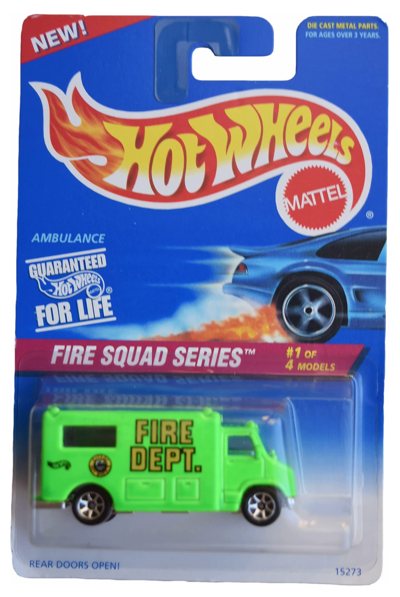 Amazon.com: Hot Wheels Ambulance - Green Fire Squad Series 1
